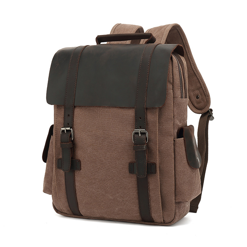 New Fashion Backpack Leather C - Rucksack Military Style recensie en prijs