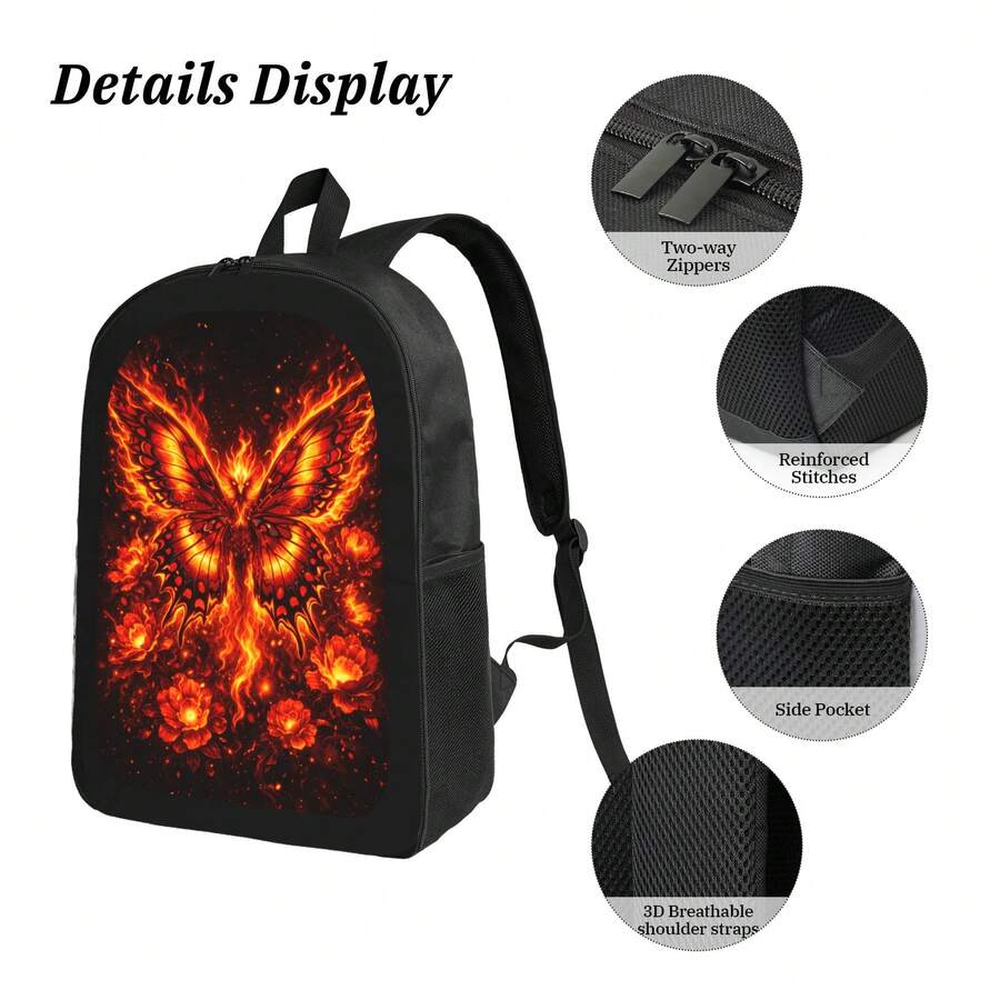 Flame Phoenix Butterfly Backpa - Fashion Backpack Women recensie en prijs