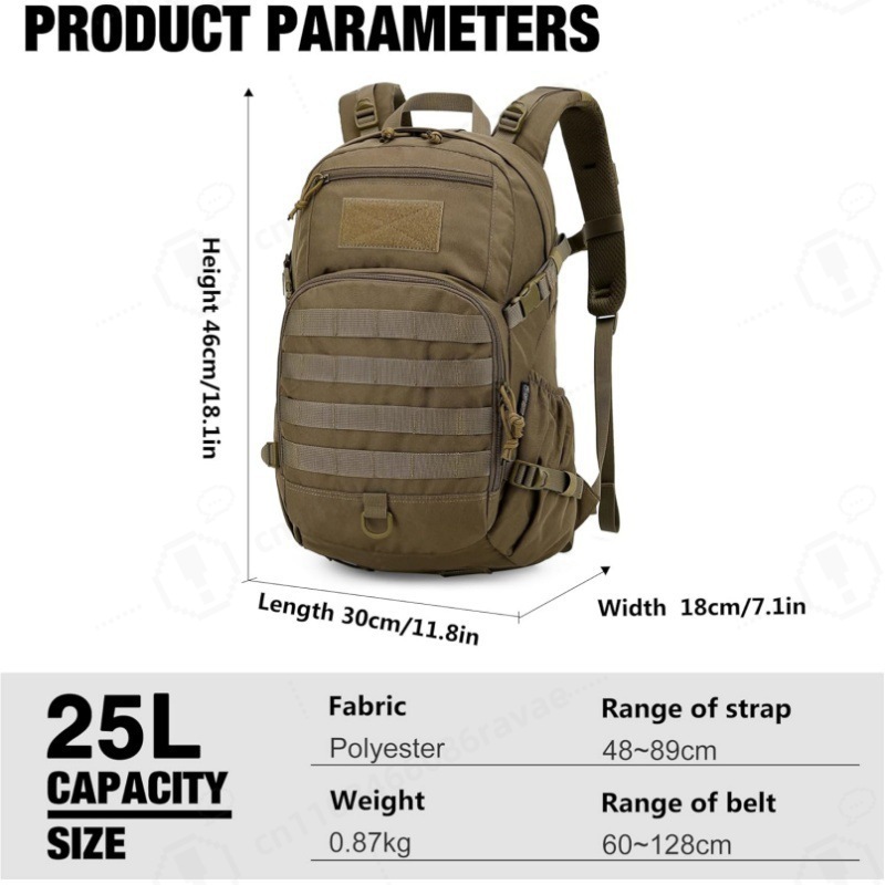 Waterproof Outdoor Tactical Ba - Rucksack Military Style recensie en prijs