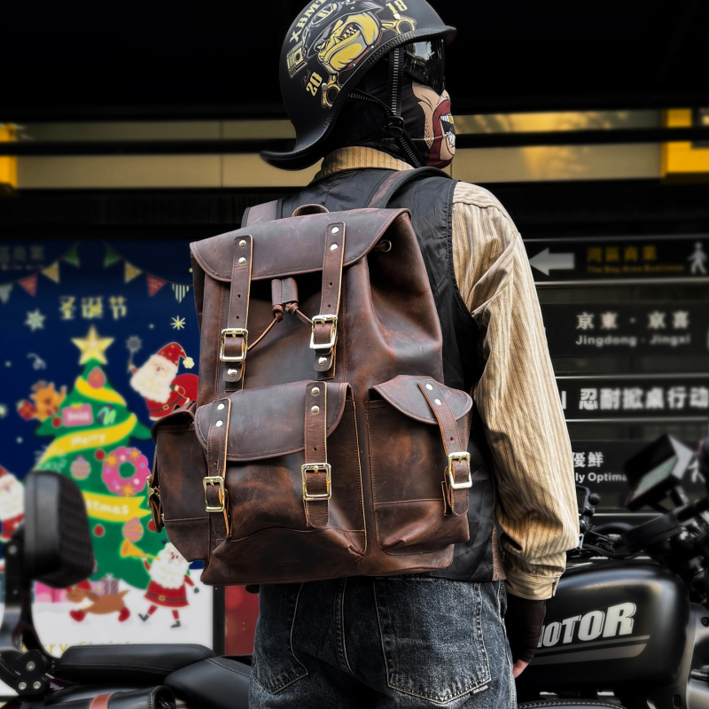 New Arrivals Leather Backpack  - Leather Backpack Vintage recensie en prijs