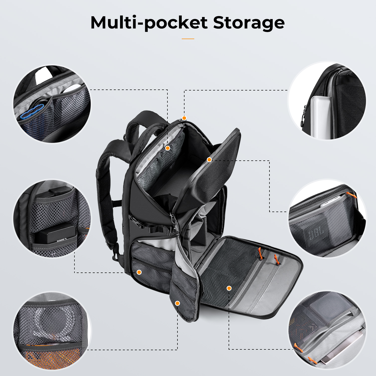 K&F CONCEPT 20L Camera Backpac - Laptop Backpack 15.6 recensie en prijs