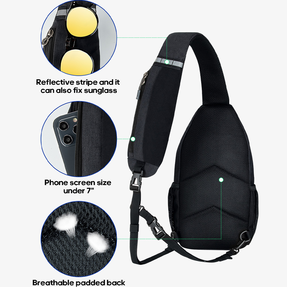 WATERFLY Crossbody Sling Bag C - Sling Backpack Shoulder recensie en prijs