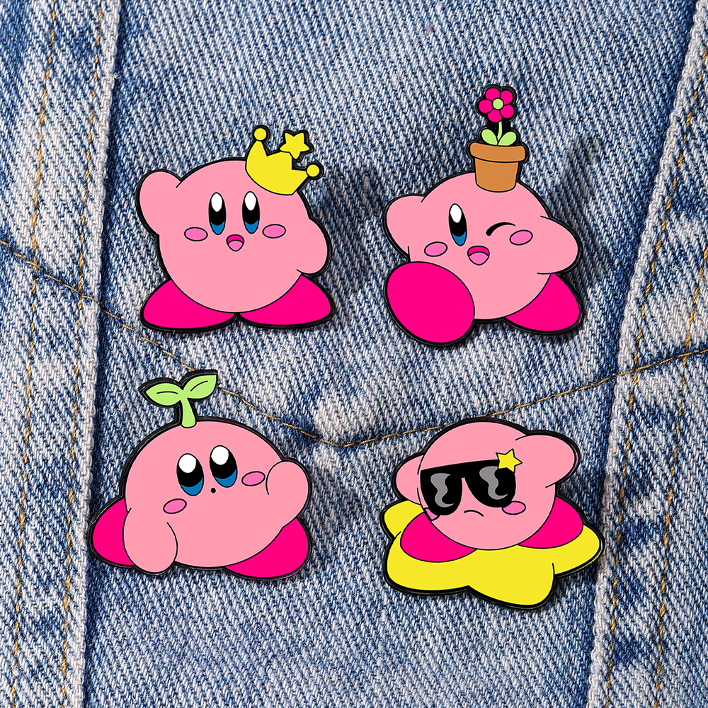 4pcs Kirby Enamel Lapel Pins S - Fashion Backpack Women recensie en prijs