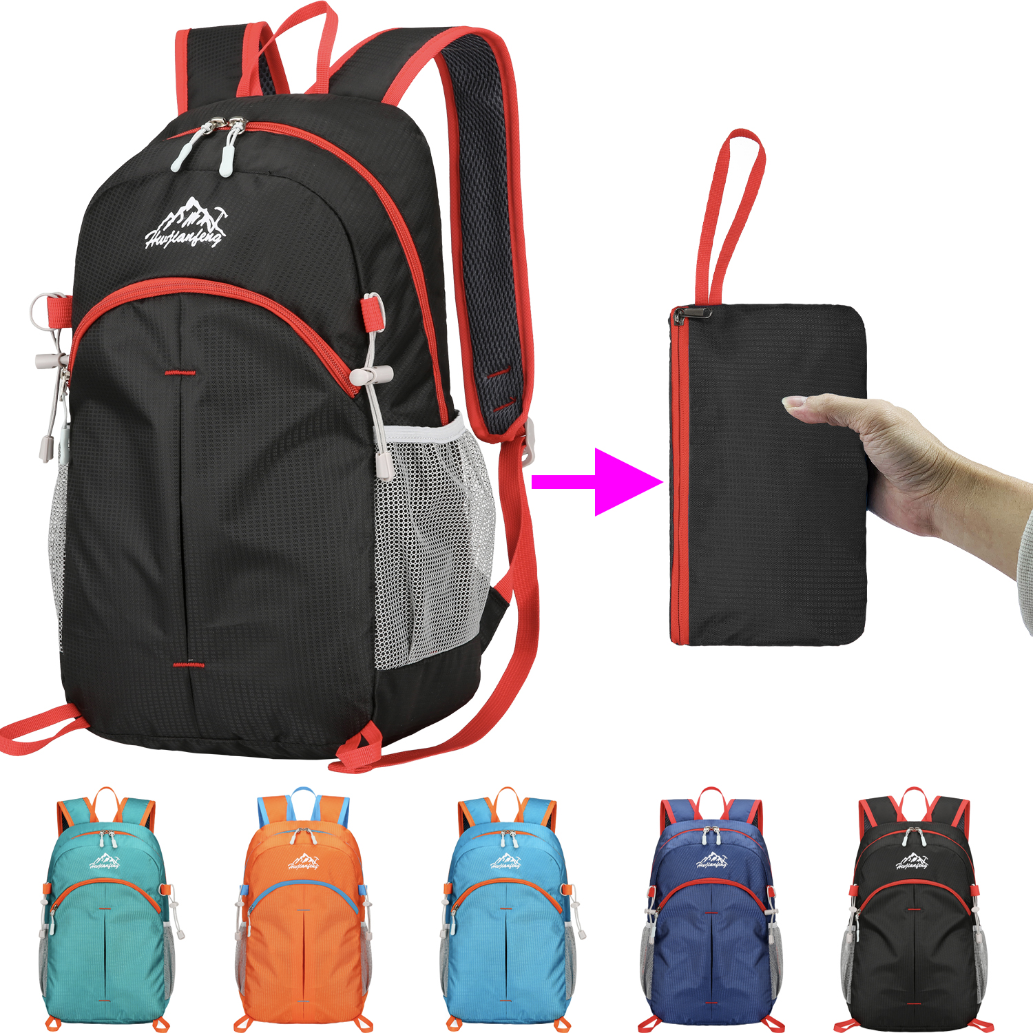 18L Portable Foldable Backpack - Foldable Backpack Small recensie en prijs