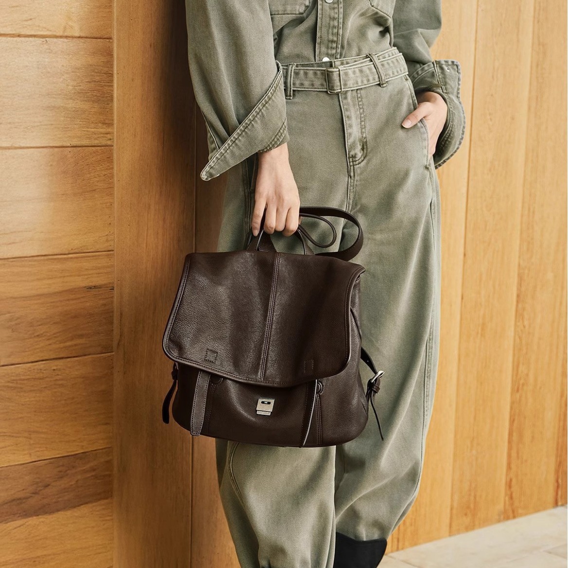 Personalized Waxed Canvas Mess - Business Backpack Brief recensie en prijs