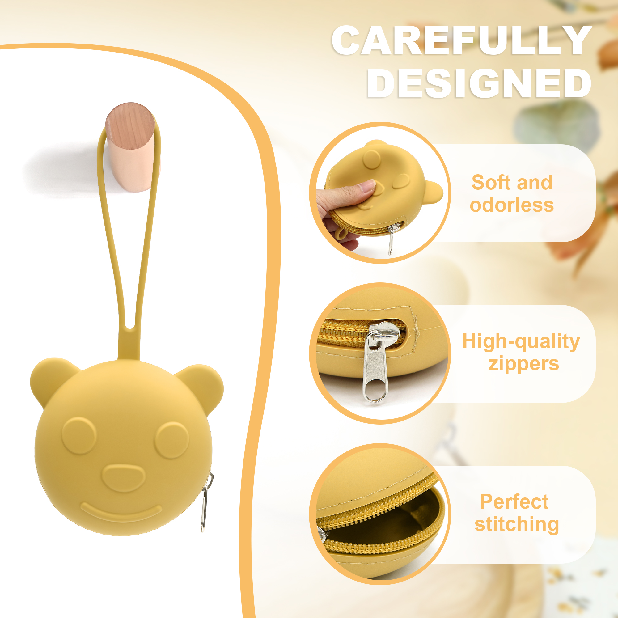 Portable silicone pacifier bag - Backpack Diaper Bag recensie en prijs