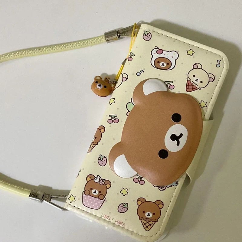Rilakkuma Cute Cartoon Flip Le - Mini Backpack Purse recensie en prijs