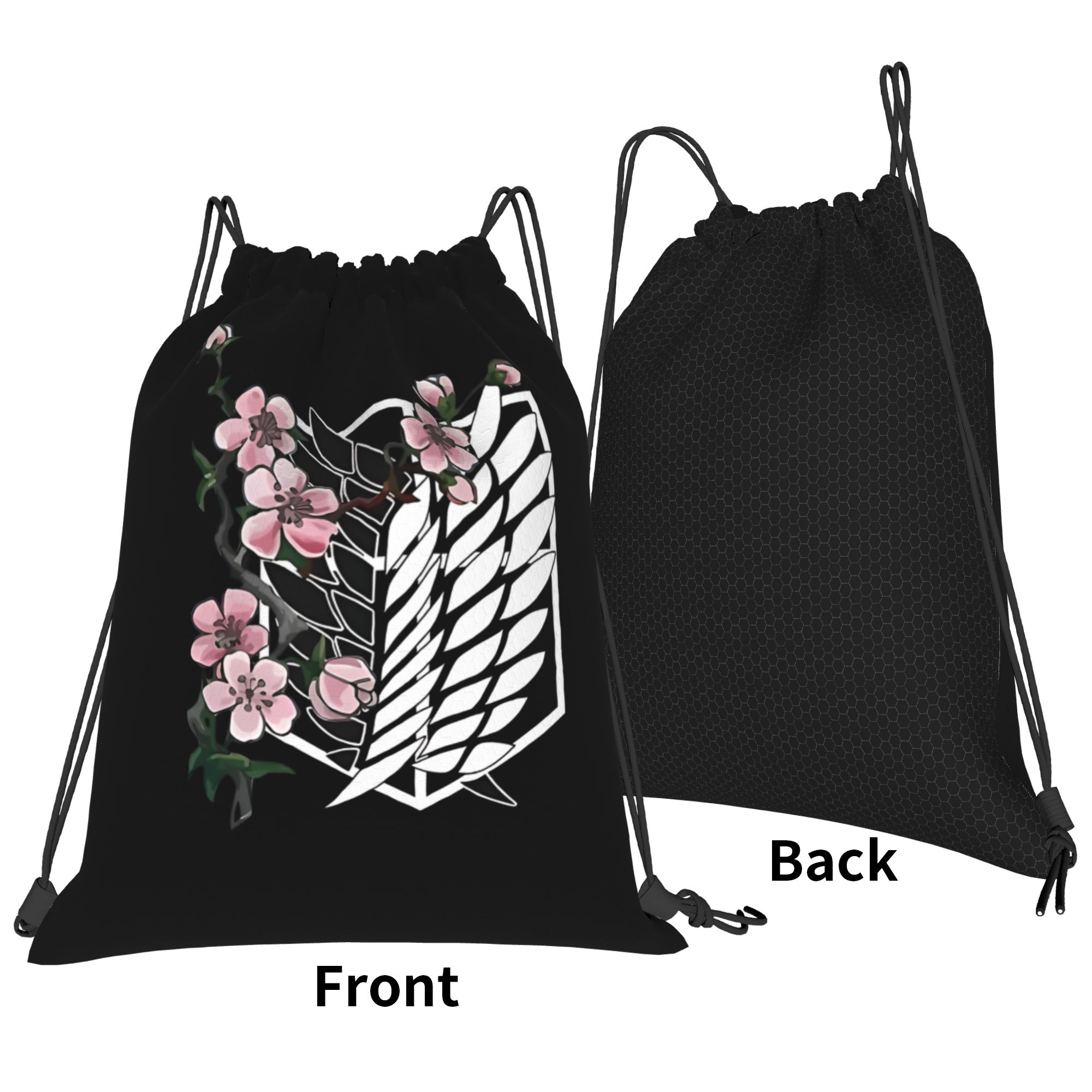 Custom Attacks on Titans Draws - Drawstring Gym Bag recensie en prijs