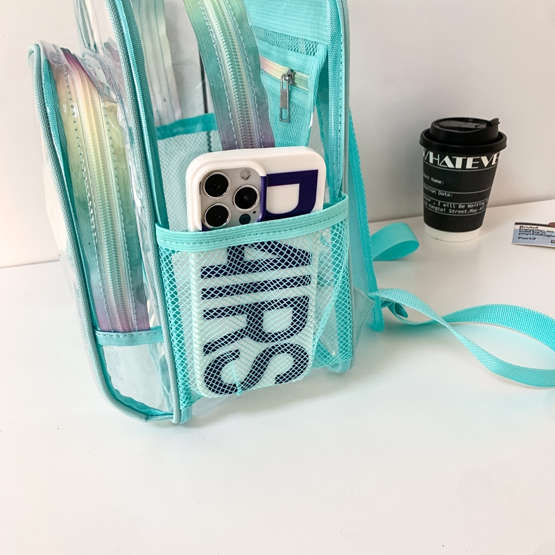 PVC Transparent Zipper Large C - Fashion Backpack Women recensie en prijs