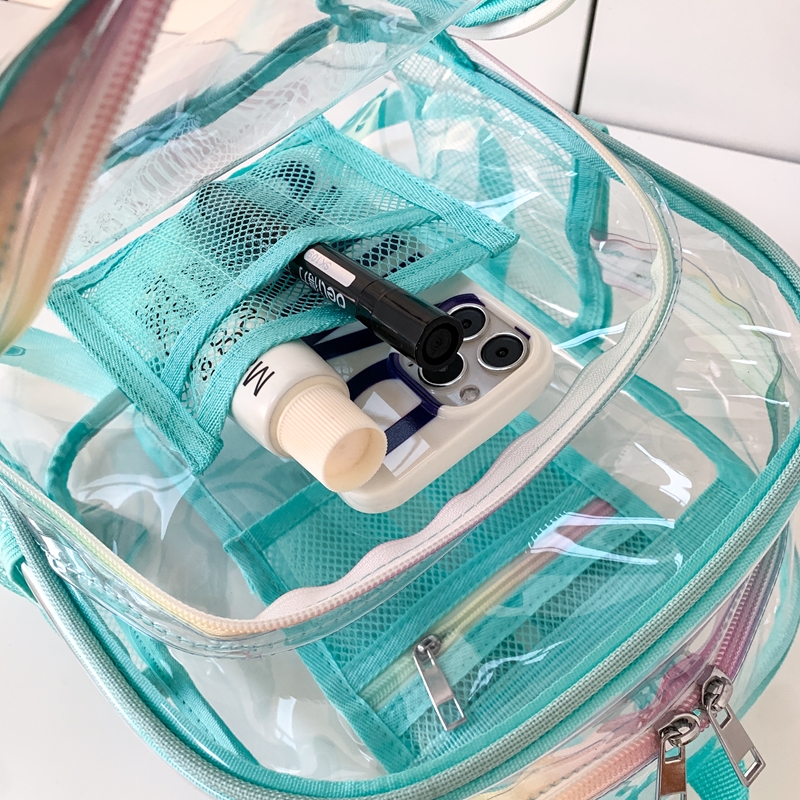 PVC Transparent Zipper Large C - Fashion Backpack Women recensie en prijs