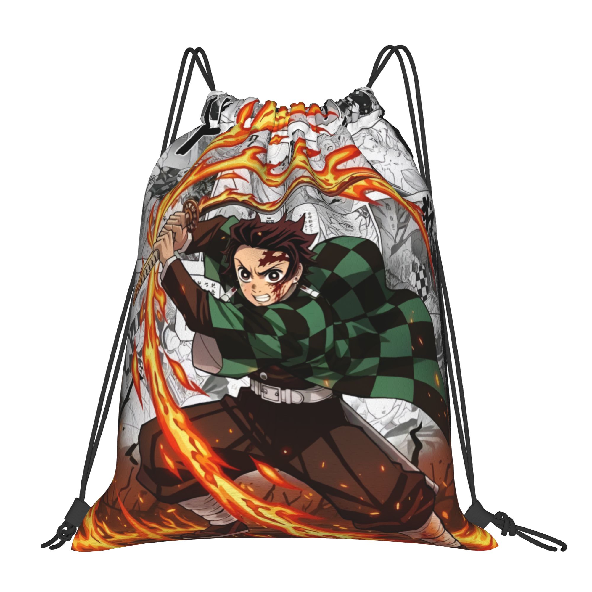 D-Demons Slayers Drawstring Ba - Drawstring Gym Bag recensie en prijs