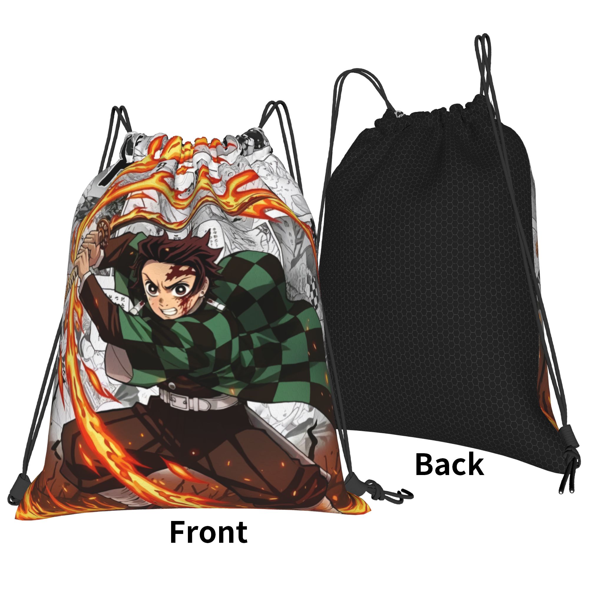 D-Demons Slayers Drawstring Ba - Drawstring Gym Bag recensie en prijs