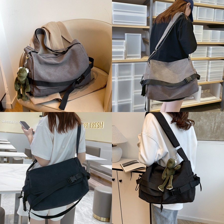 【New Arrival】Black Canvas Cros - Canvas Backpack Casual recensie en prijs