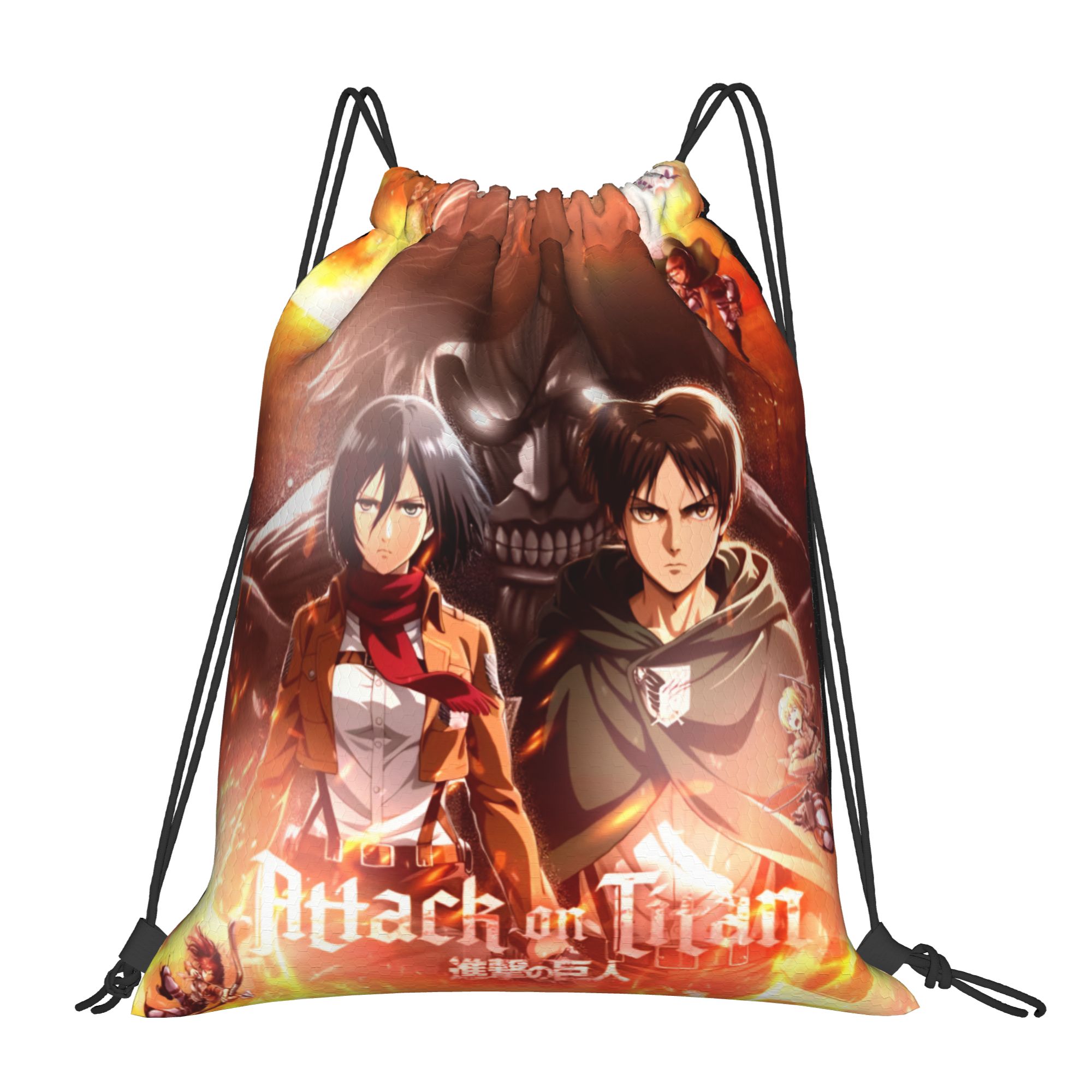 Custom Attacks on Titans Draws - Drawstring Gym Bag recensie en prijs