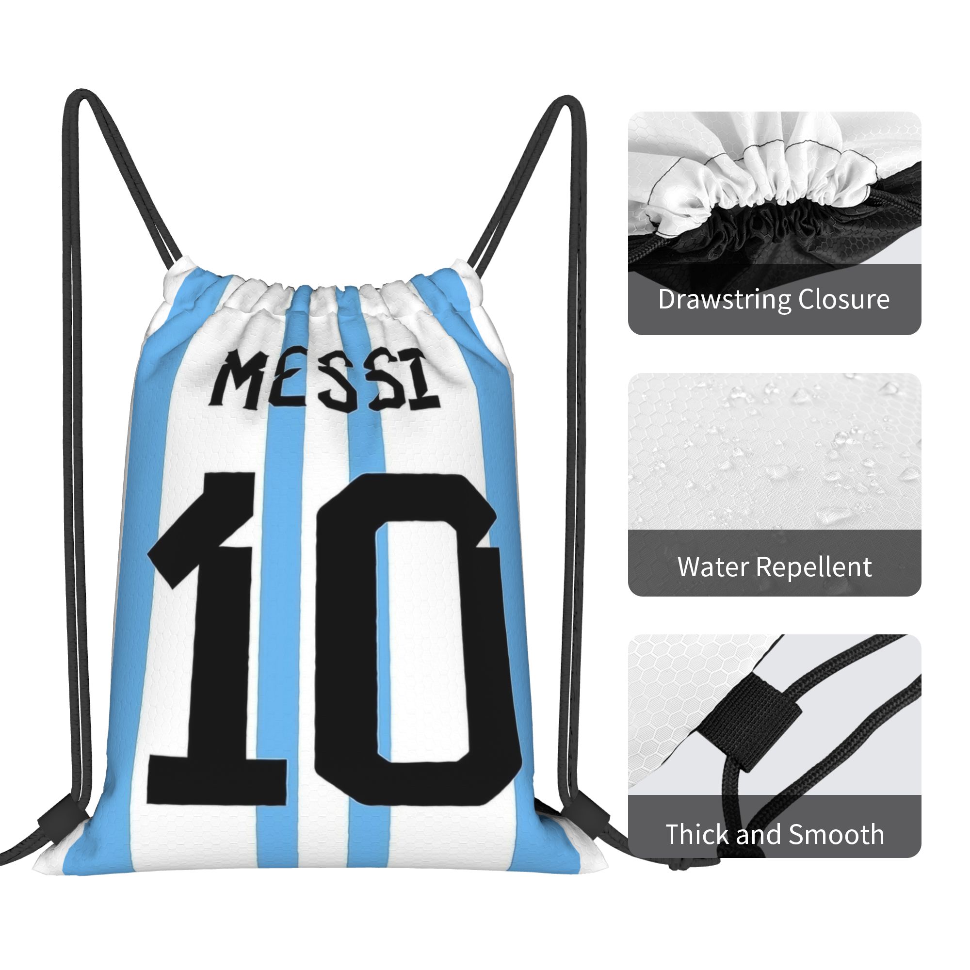 Messis 10 Soccer Football Draw - Drawstring Gym Bag recensie en prijs