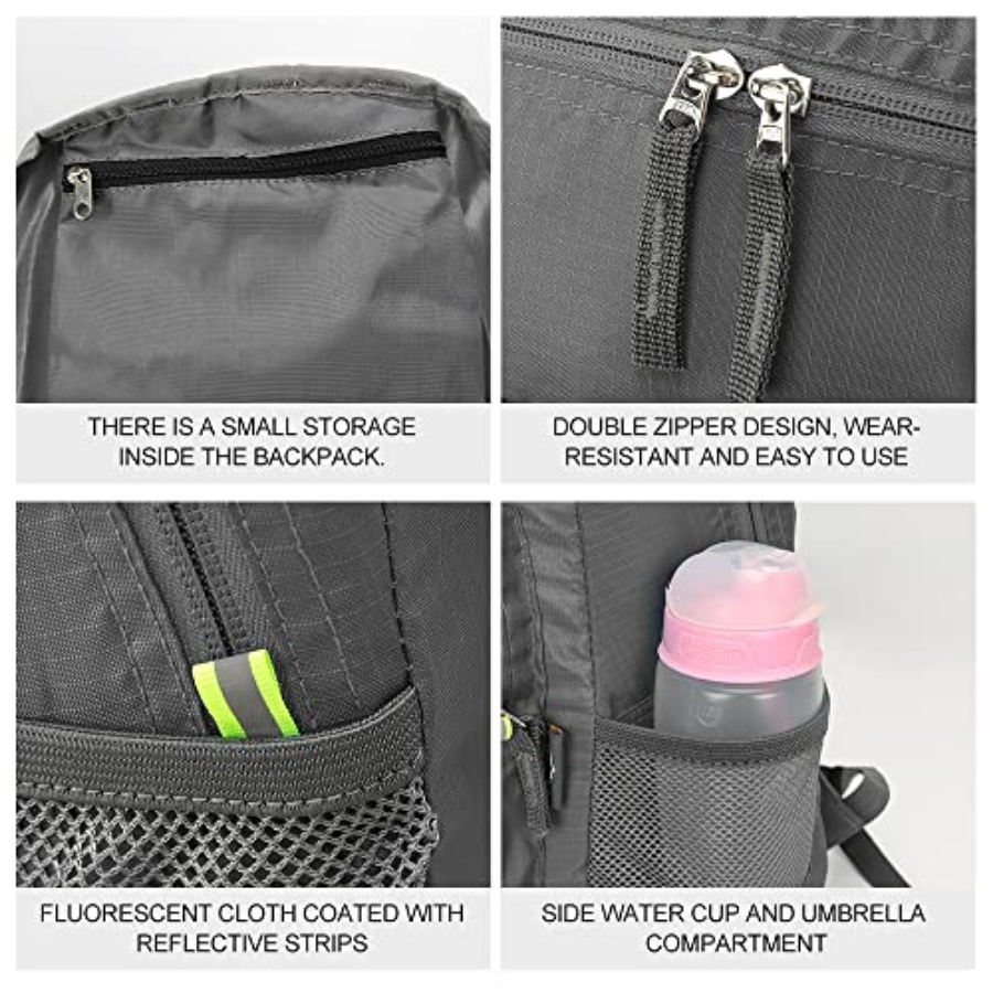 INOXTO 20L Lightweight Hiking  - Foldable Backpack Small recensie en prijs