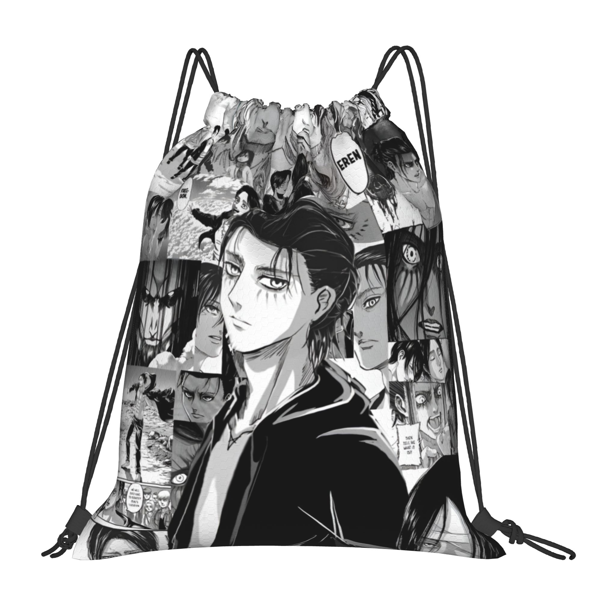 Custom Attacks on Titans Draws - Drawstring Gym Bag recensie en prijs