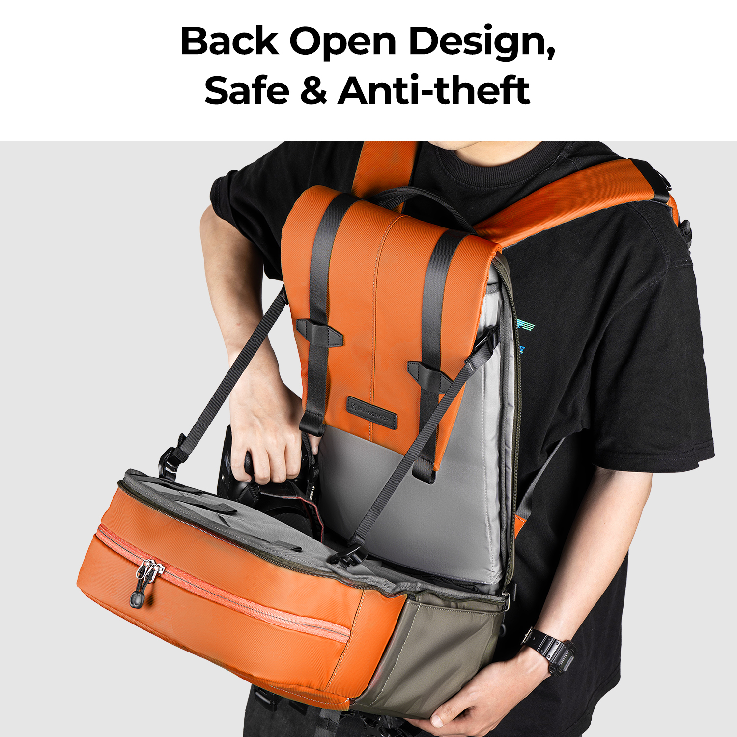 K&F CONCEPT Camera Backpack Tr - Laptop Backpack 15.6 recensie en prijs