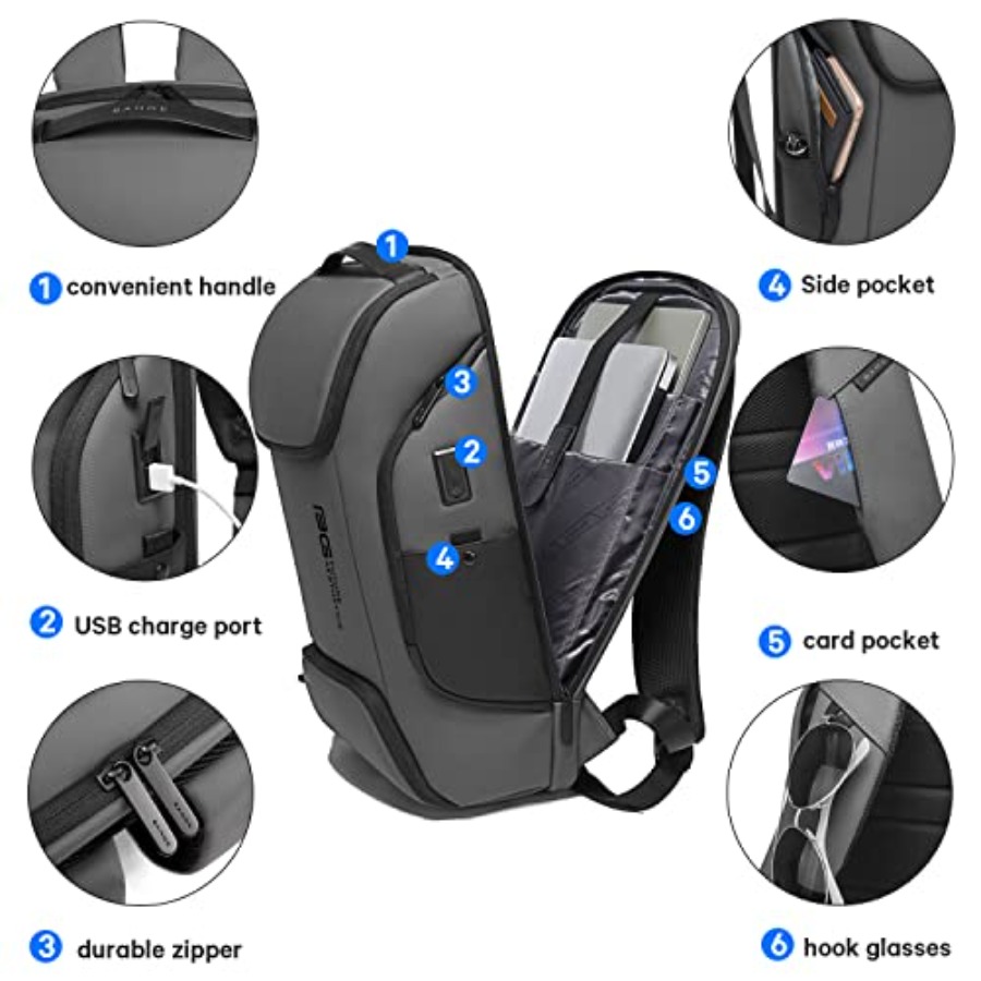 Business Laptop Smart backpack - Laptop Backpack 15.6 recensie en prijs