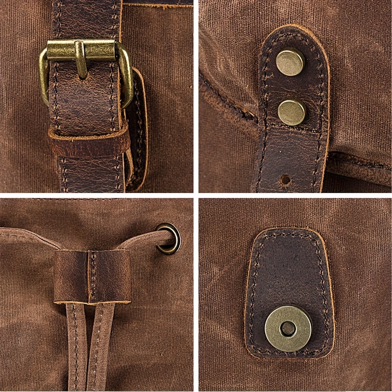 Vintage Men'S Leather Backpack - Leather Backpack Vintage recensie en prijs
