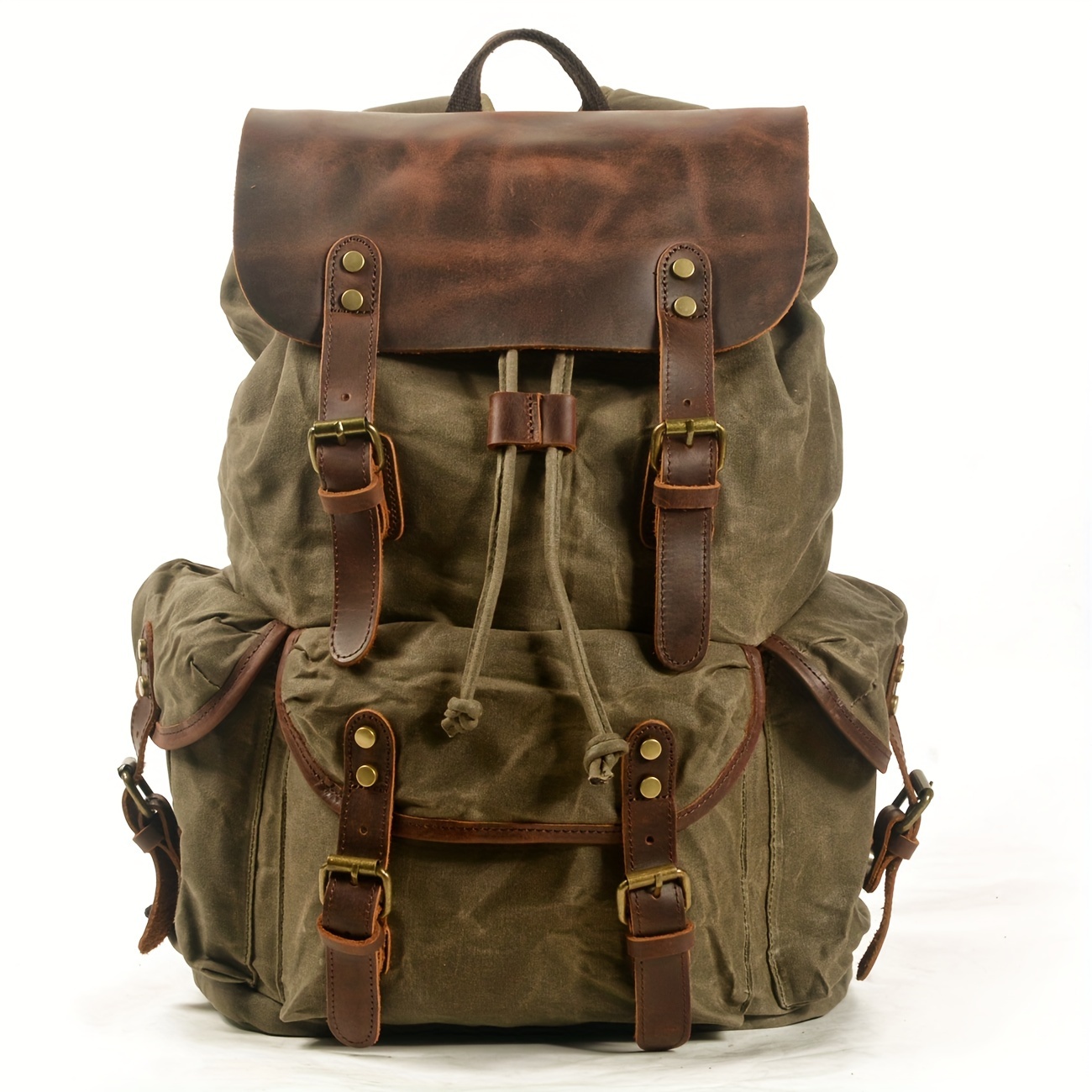 Vintage Men'S Leather Backpack - Leather Backpack Vintage recensie en prijs