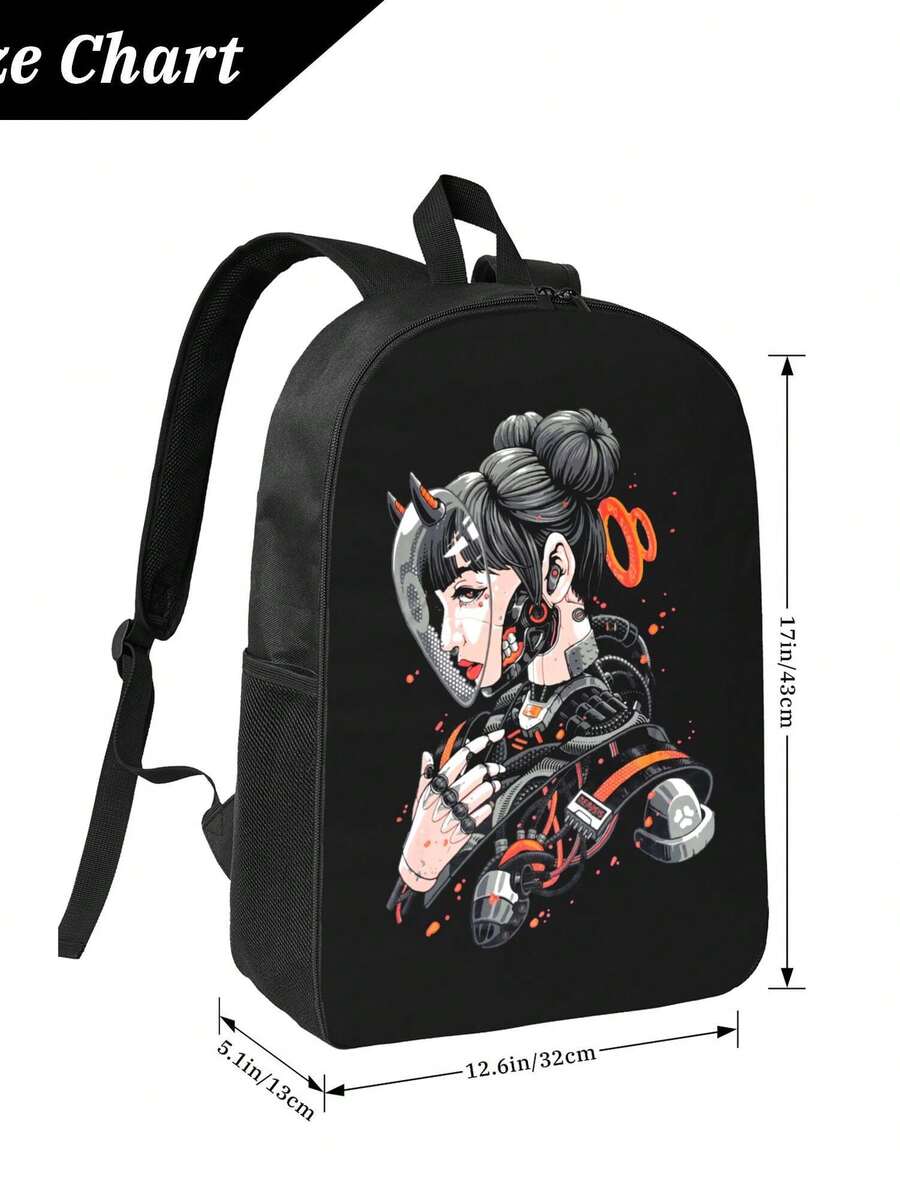 Cyberpunk Cyborg Girl Waterpro - Travel Backpack Anti Theft recensie en prijs