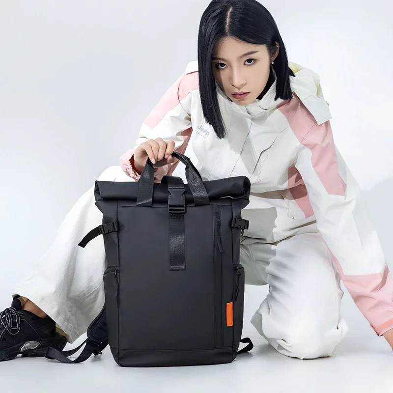 Unisex Fashionable Minimalist  - Canvas Backpack Casual recensie en prijs