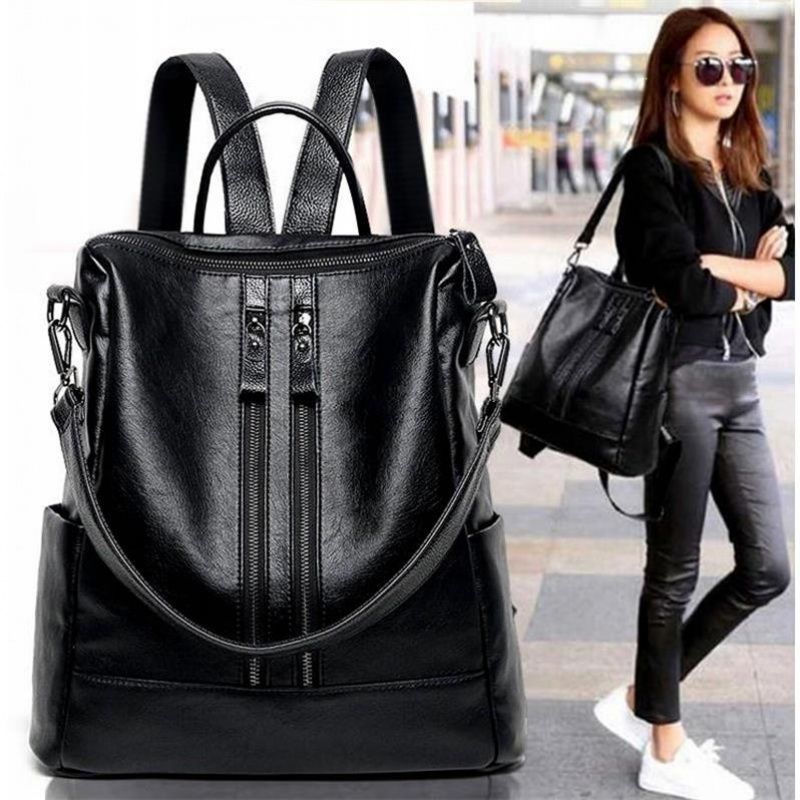 Women Soft Leather Backpack Sc - Canvas Backpack Casual recensie en prijs