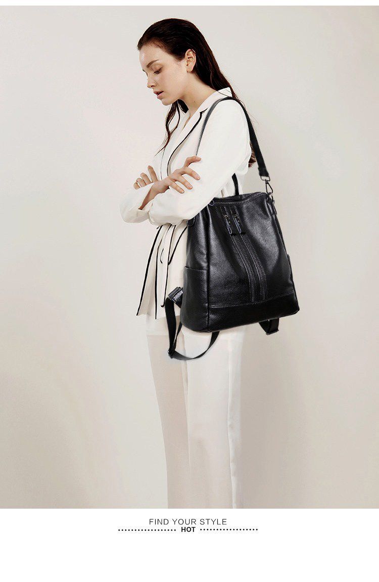 Women Soft Leather Backpack Sc - Canvas Backpack Casual recensie en prijs