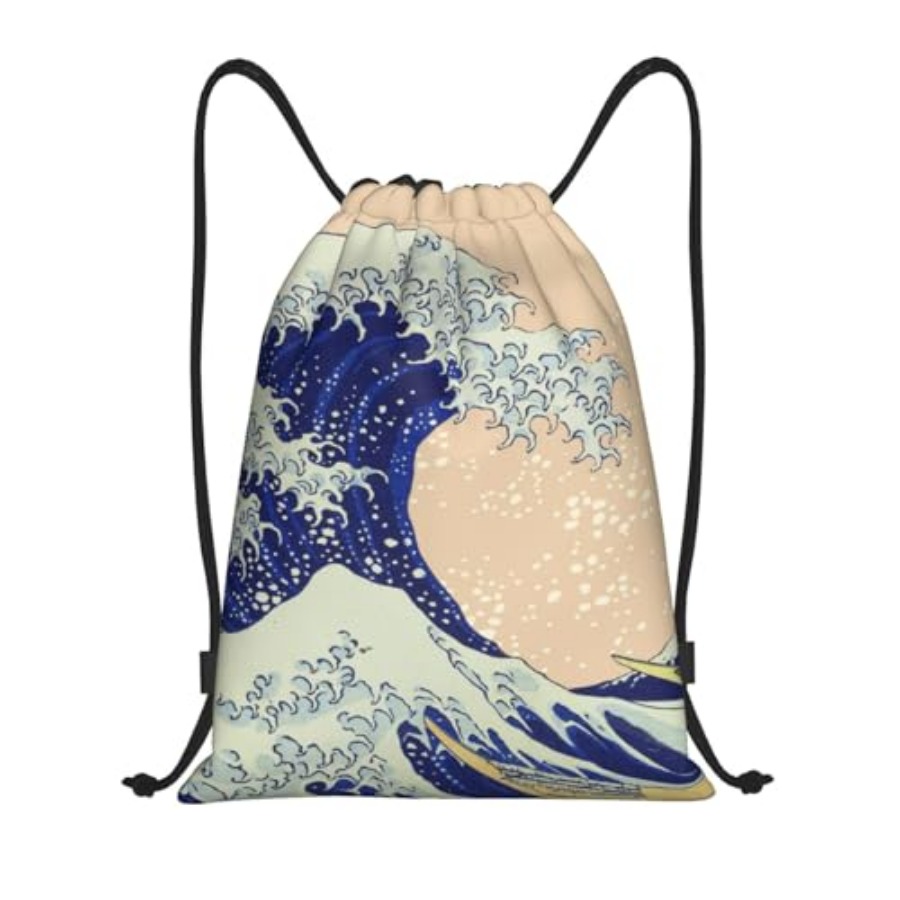 Japanese Kanagawa Ocean Great  - Drawstring Gym Bag recensie en prijs