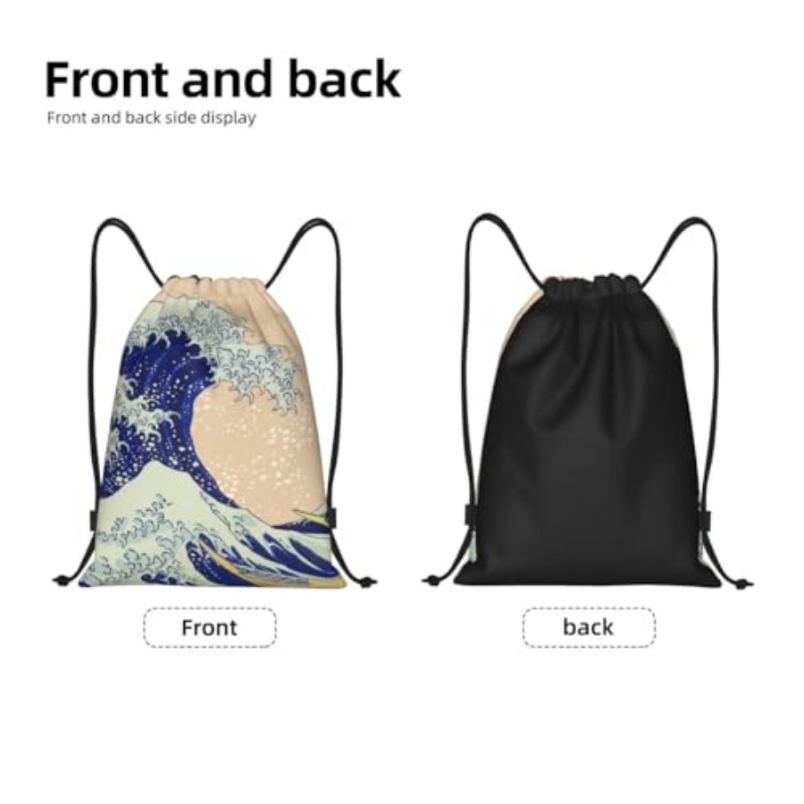 Japanese Kanagawa Ocean Great  - Drawstring Gym Bag recensie en prijs