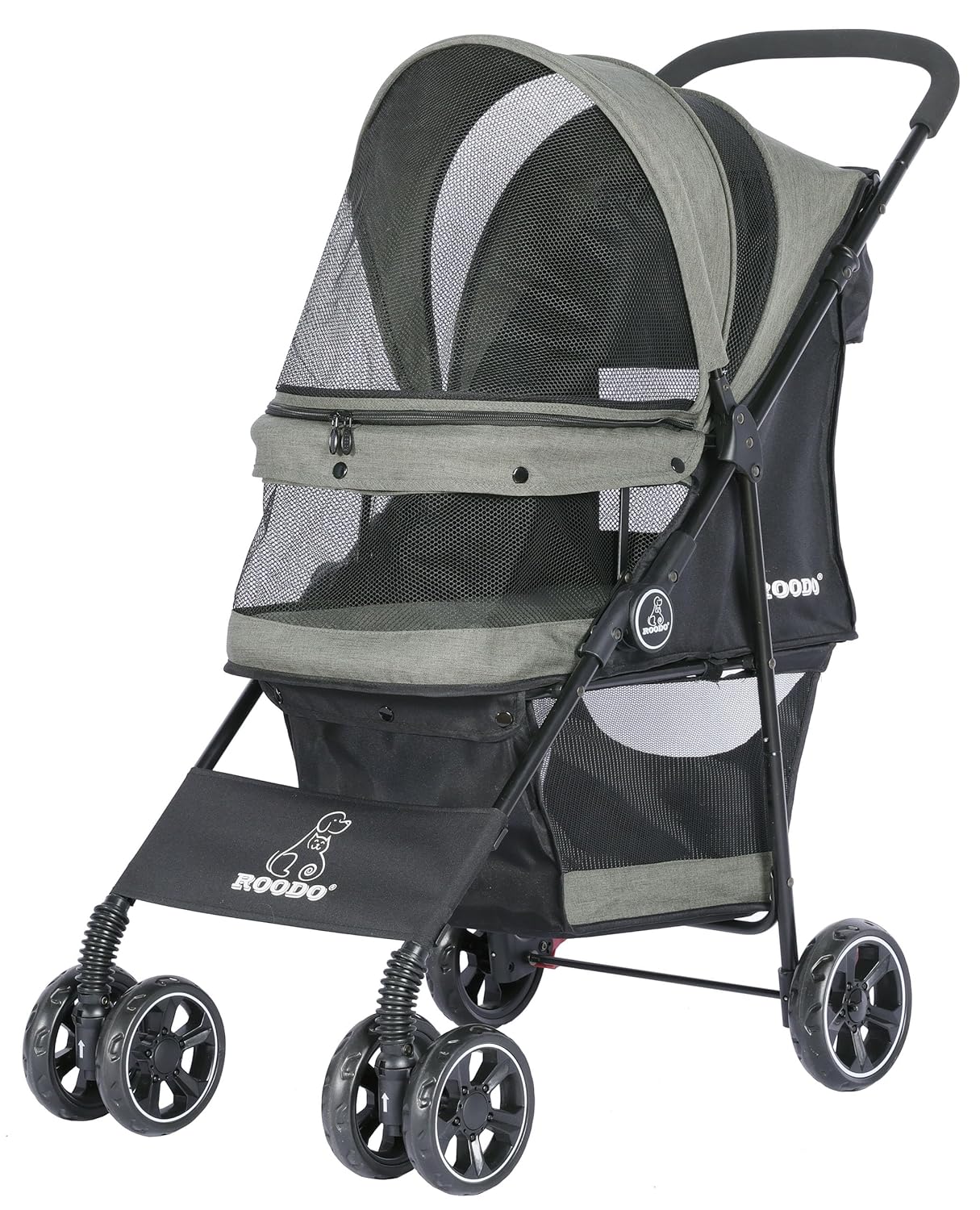 4 Wheel Dog Cat Pet Stroller,  - Foldable Backpack Small recensie en prijs