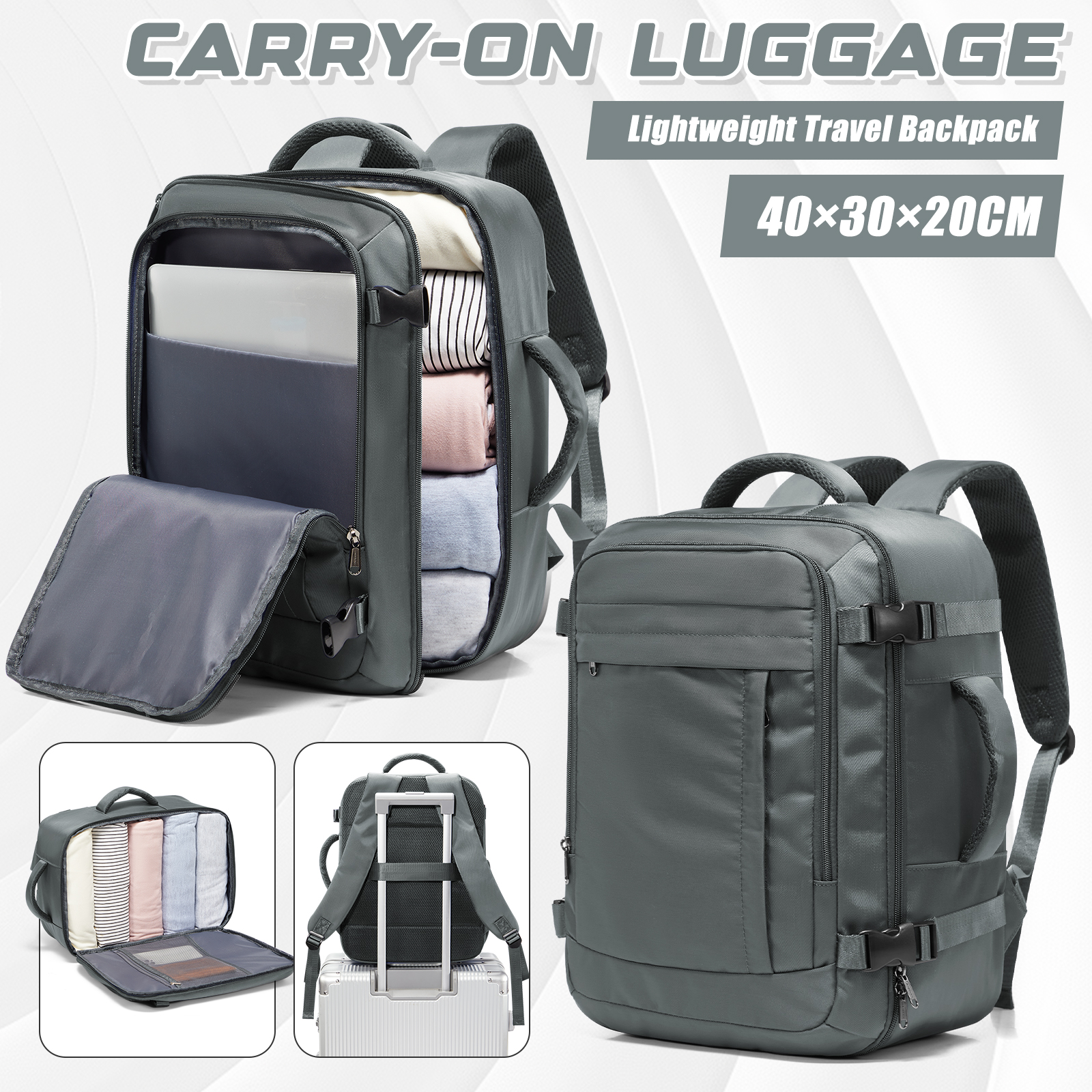 Ryanair Cabin Bags 40x30x20 Un - Canvas Backpack Casual recensie en prijs