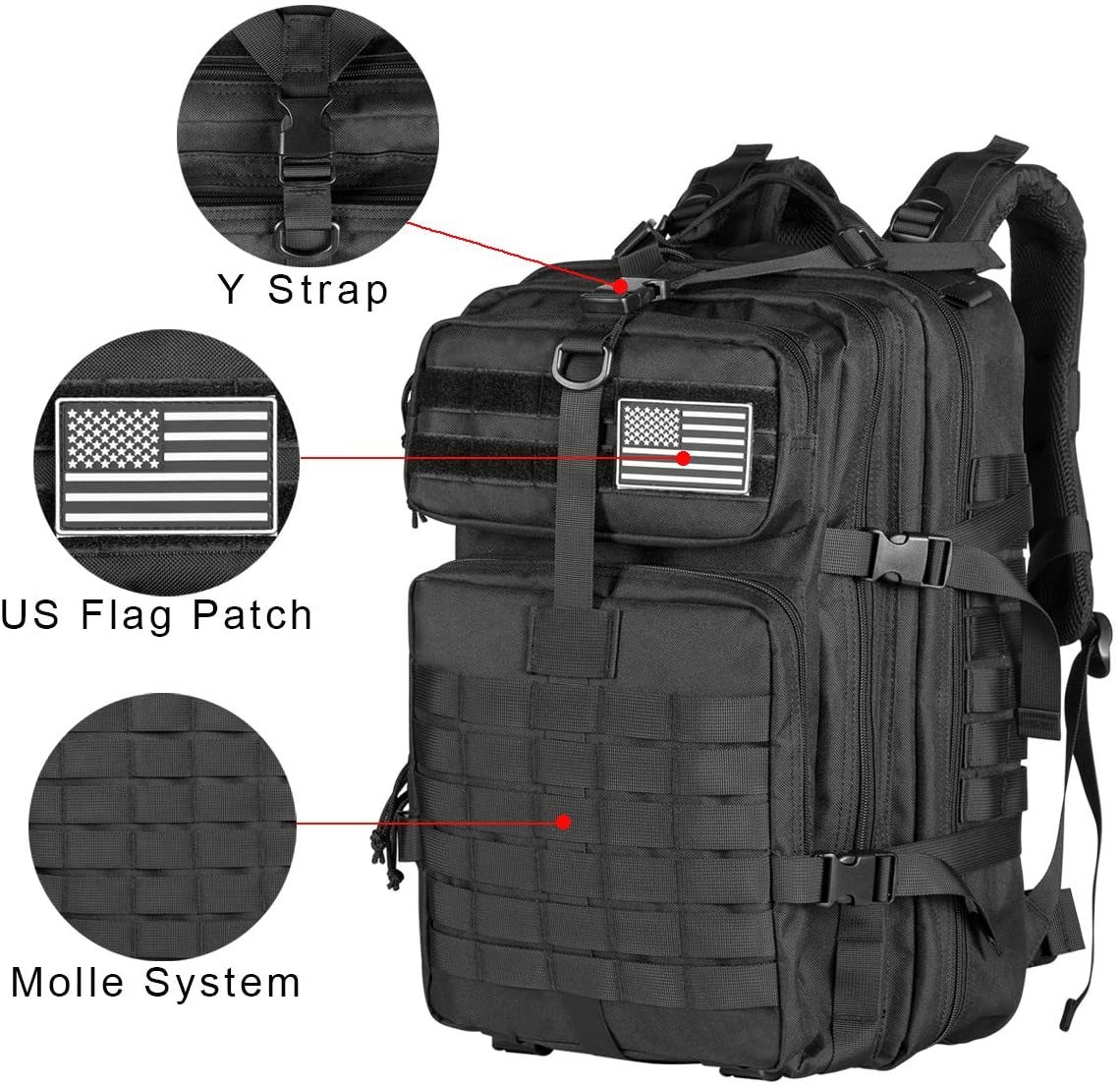 AA 60L Army Military Tactical  - Urban Backpack Tactical recensie en prijs