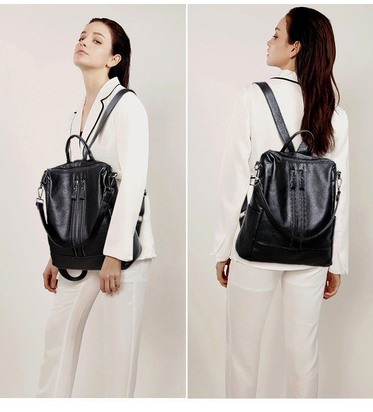 Women Soft Leather Backpack Sc - Canvas Backpack Casual recensie en prijs