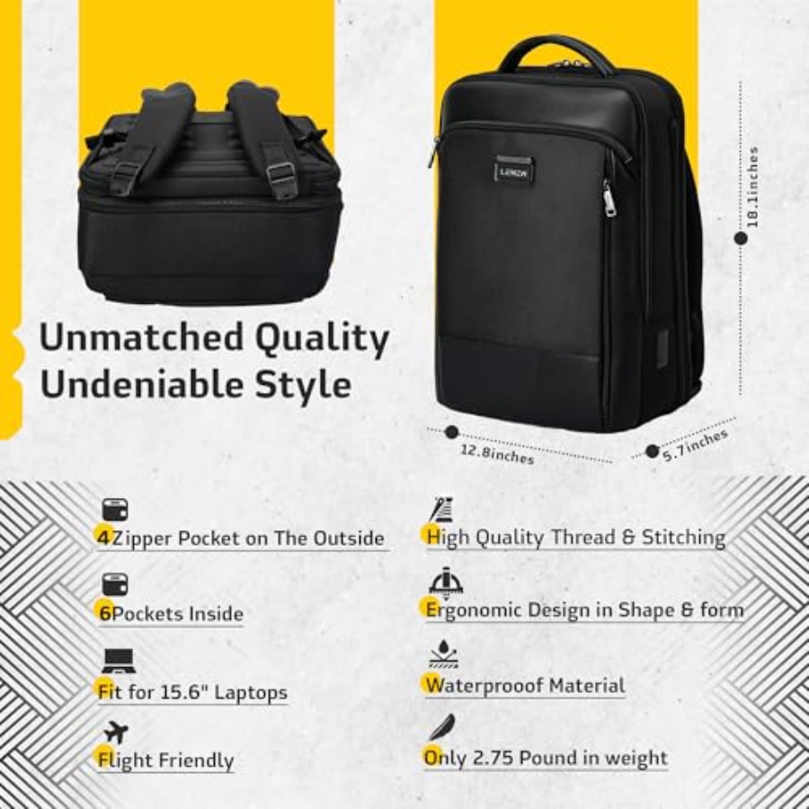 Laptop Business Backpack for M - Travel Backpack Anti Theft recensie en prijs