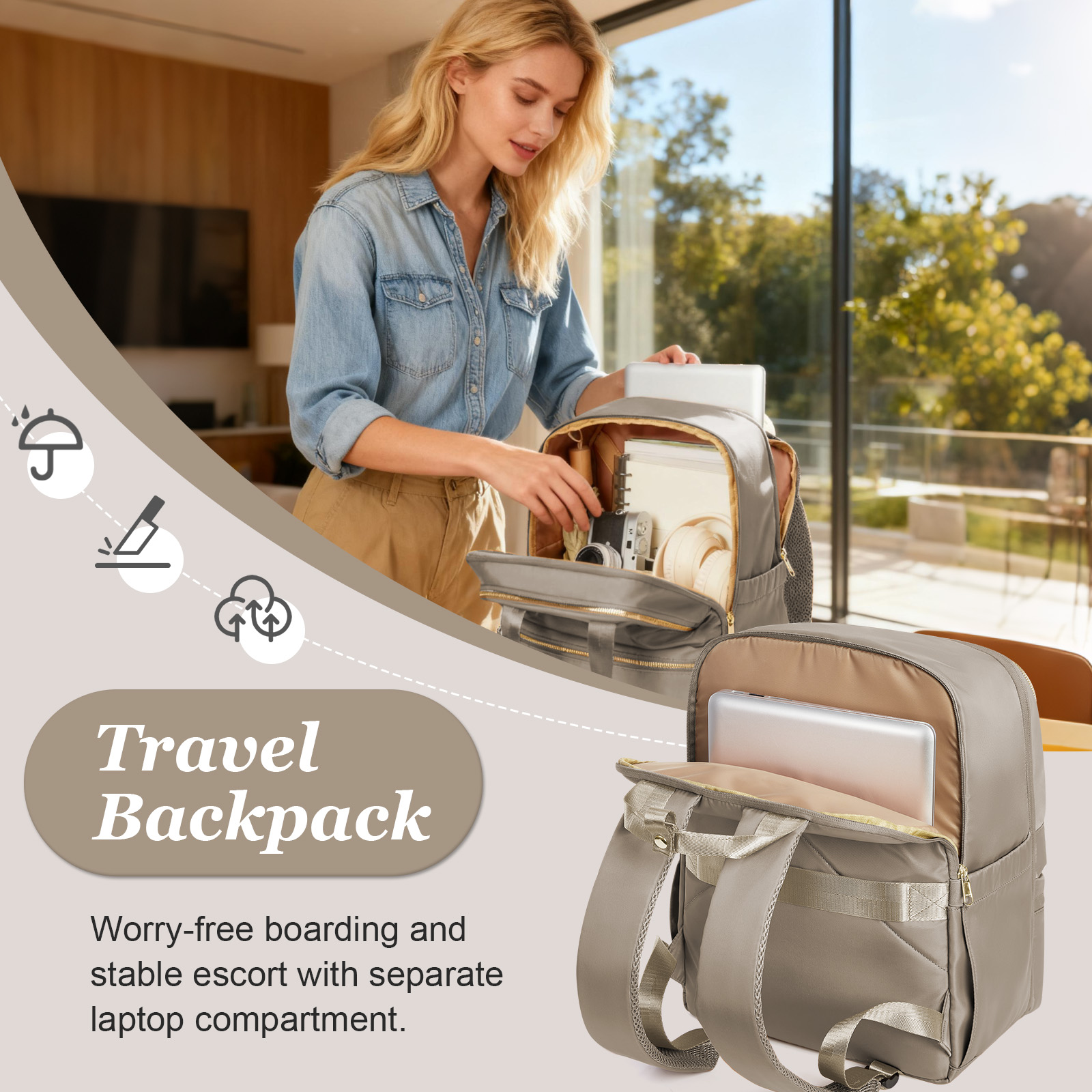 Ryanair 40x30x20 Travel Backpa - Canvas Backpack Casual recensie en prijs