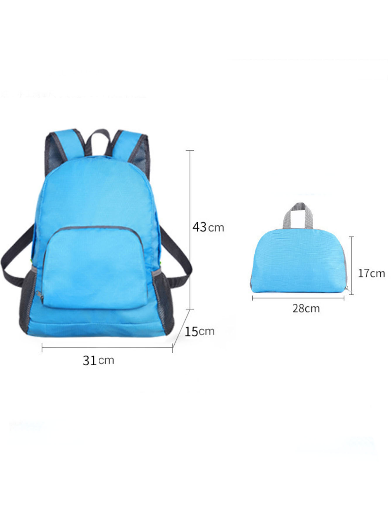 Foldable travel bag, lightweig - Foldable Backpack Small recensie en prijs