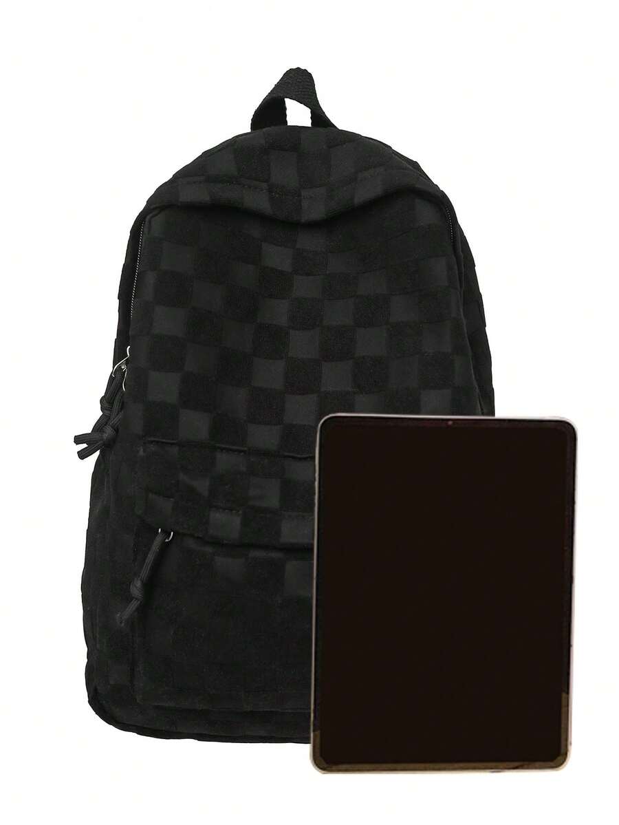 Womens Patchwork Plaid Faux Fu - Fashion Backpack Women recensie en prijs