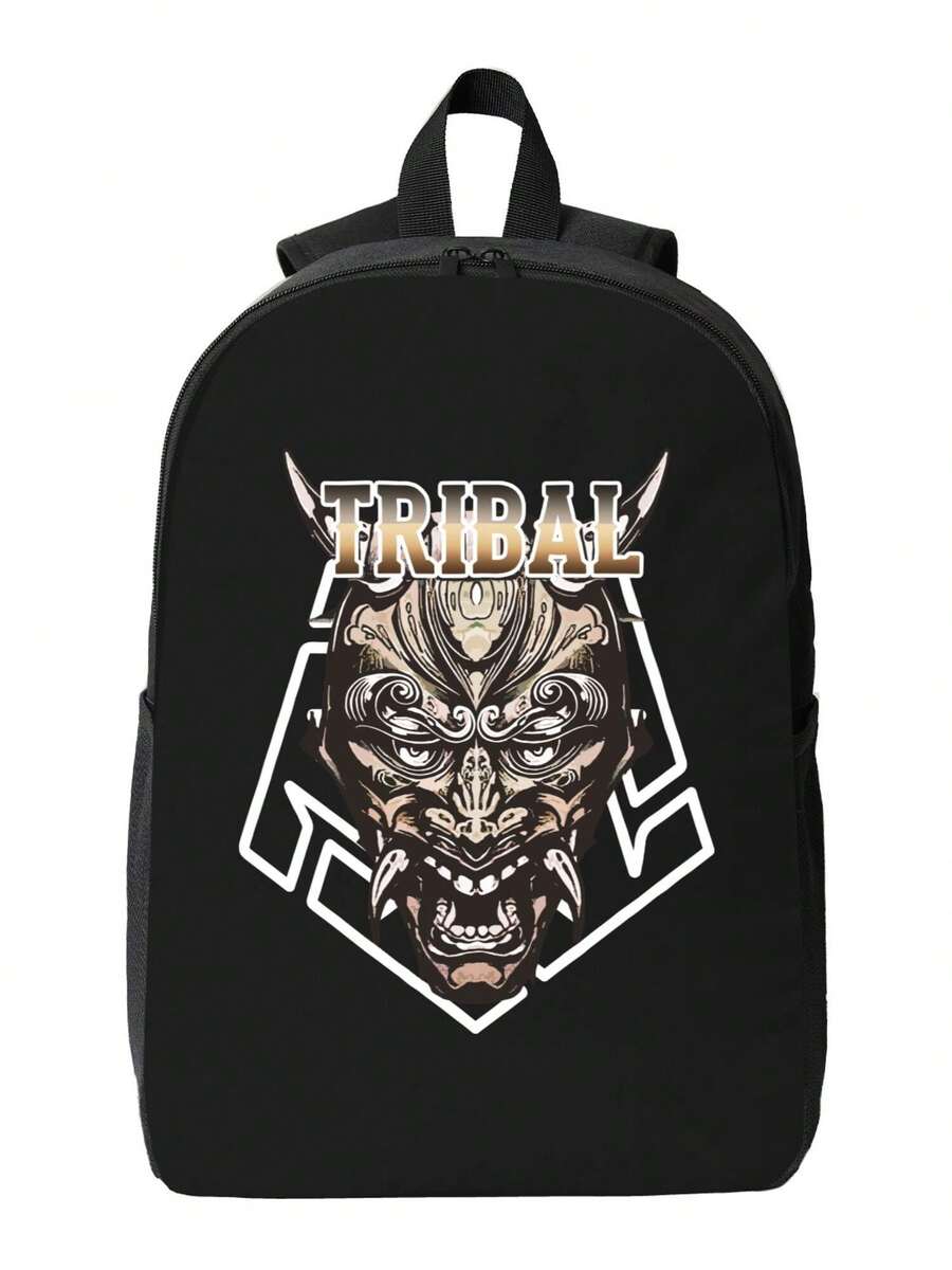 Tribal Demon Print Waterproof  - Travel Backpack Anti Theft recensie en prijs