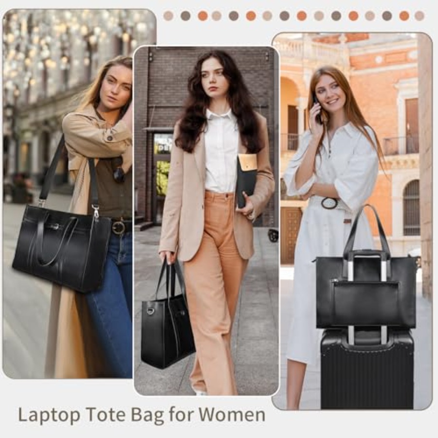 ESTARER Women's Laptop Leather - Laptop Sleeve Removable recensie en prijs