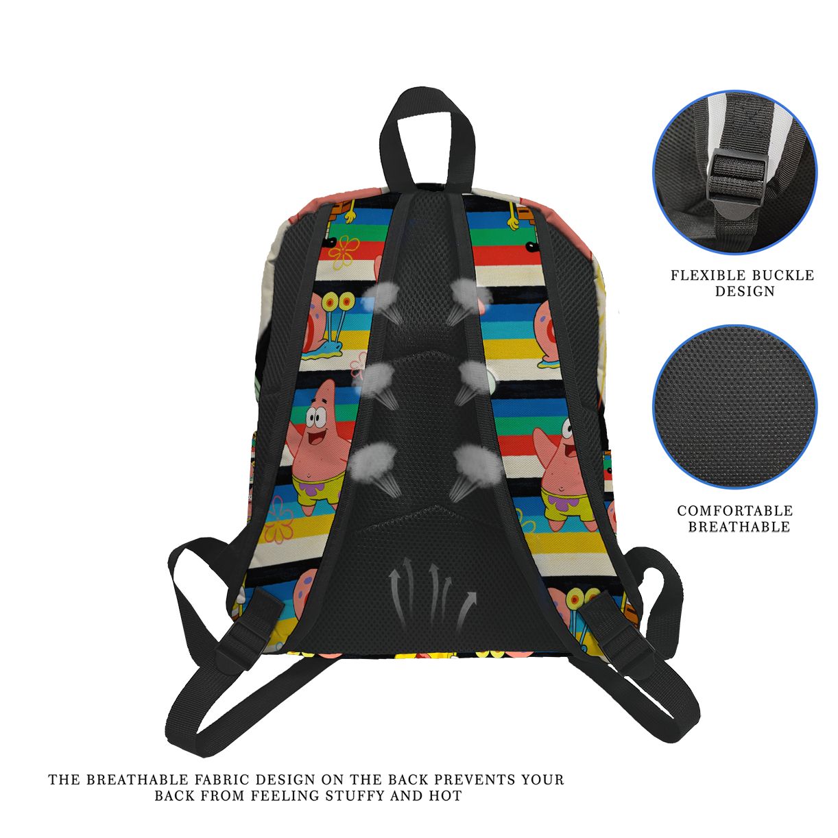 SpongeBob SquarePants Striped  - School Backpack Teen recensie en prijs