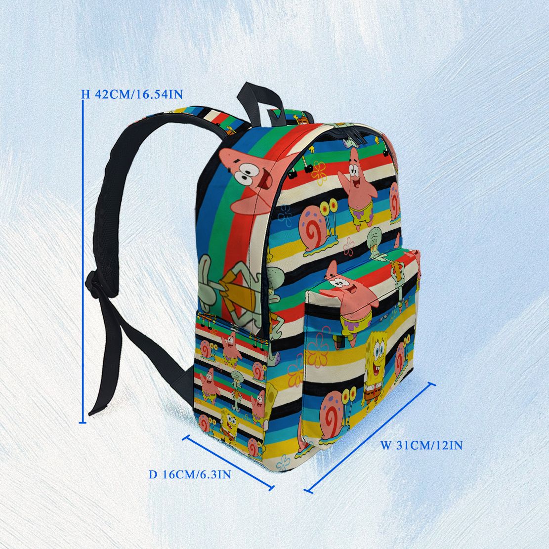 SpongeBob SquarePants Striped  - School Backpack Teen recensie en prijs