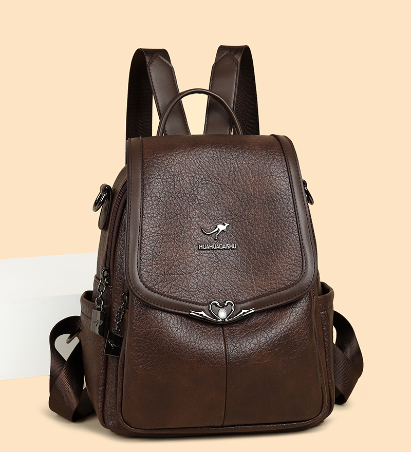 2026 new Ladies Bookbag Rucksa - Leather Backpack Vintage recensie en prijs