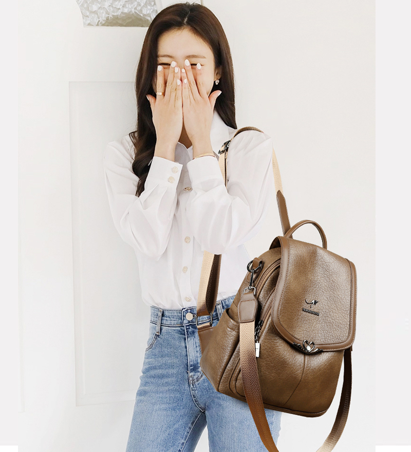 2026 new Ladies Bookbag Rucksa - Leather Backpack Vintage recensie en prijs