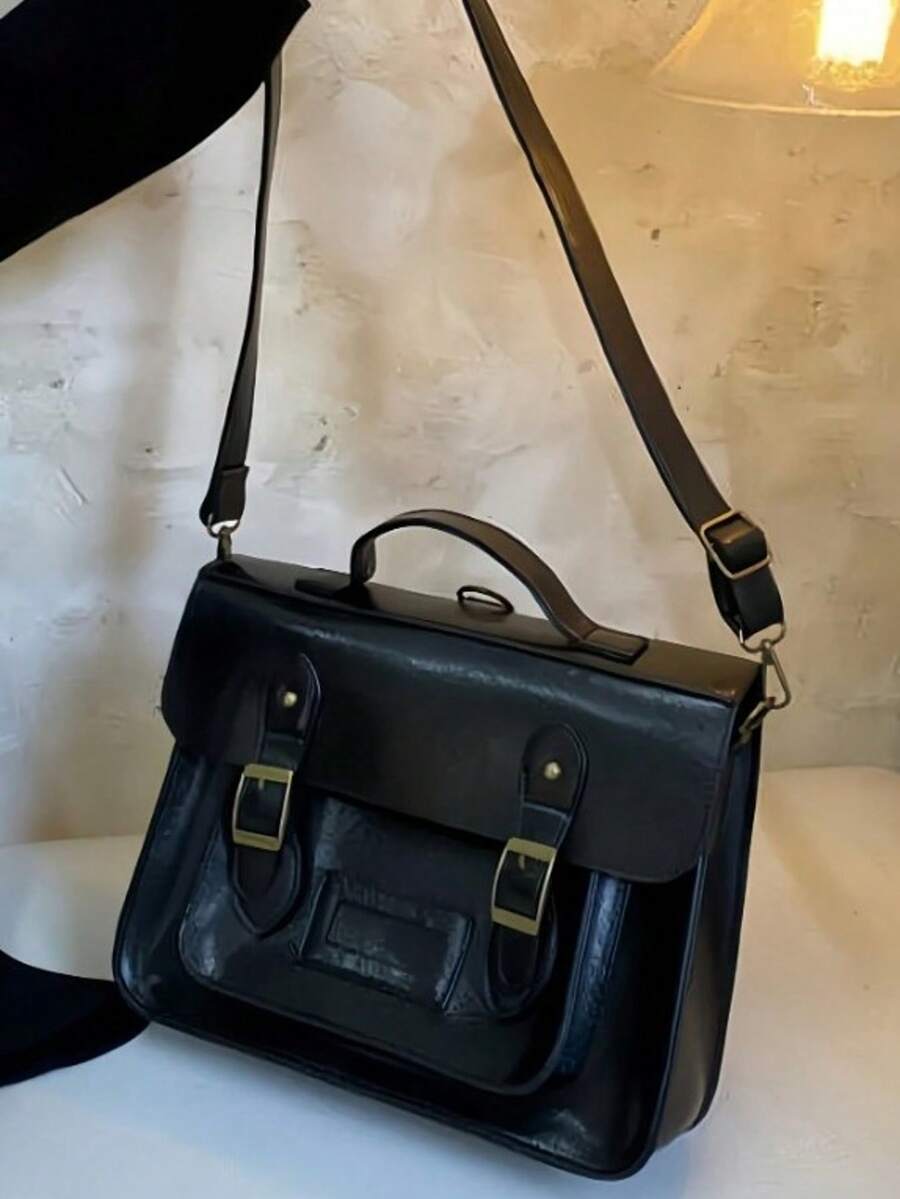 Retro British Style Satchel Ba - Leather Backpack Vintage recensie en prijs