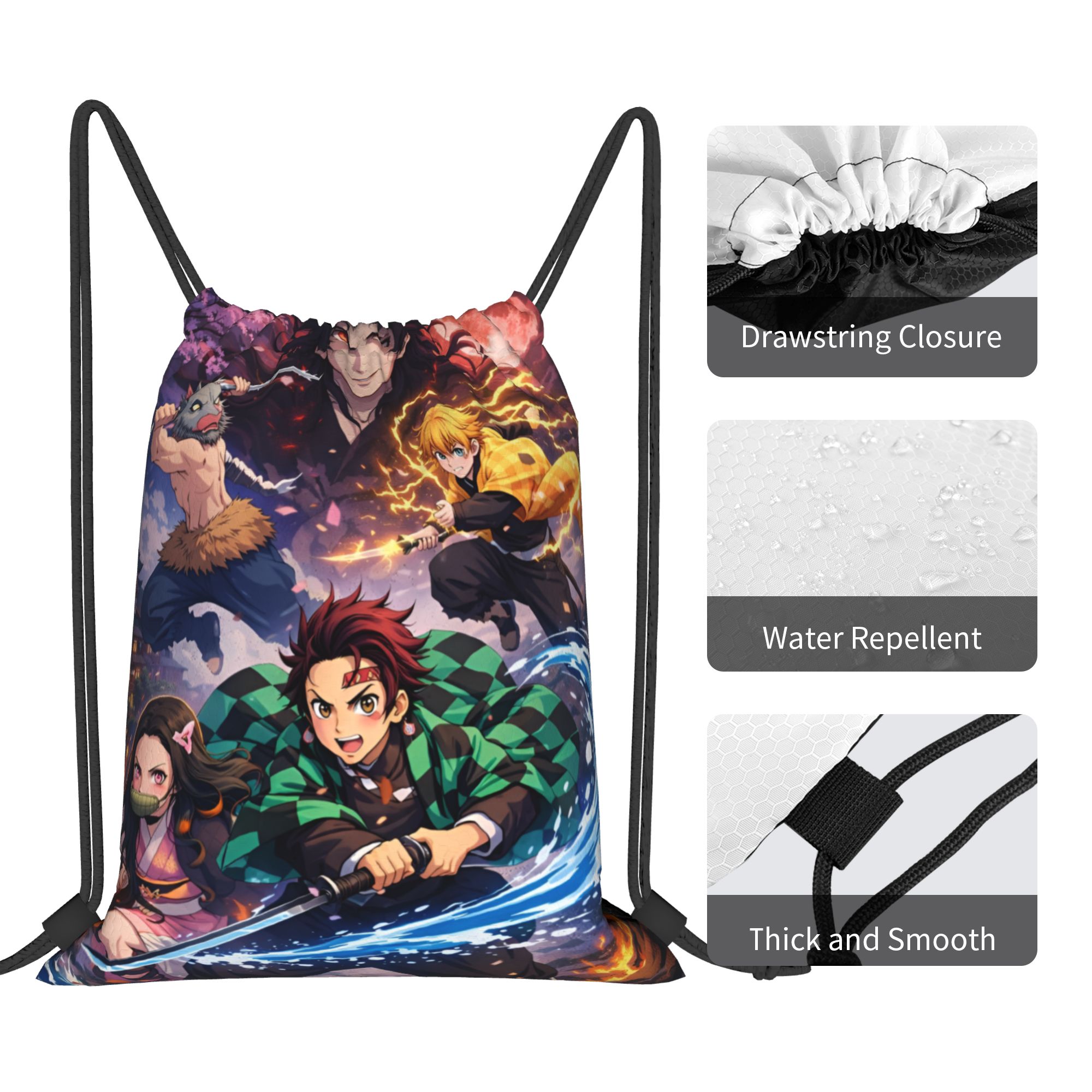 Custom D-Demons Slayers Drawst - Drawstring Gym Bag recensie en prijs