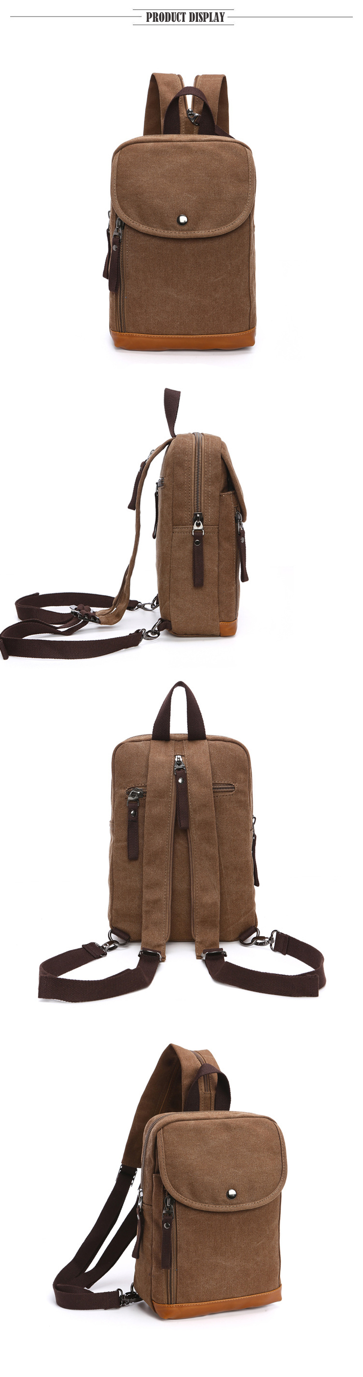 Men's Canvas Mini Backpack Men - Sling Backpack Shoulder recensie en prijs