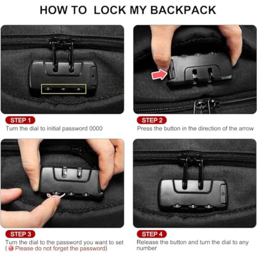 Laptop Backpack for Men Women, - Travel Backpack Anti Theft recensie en prijs