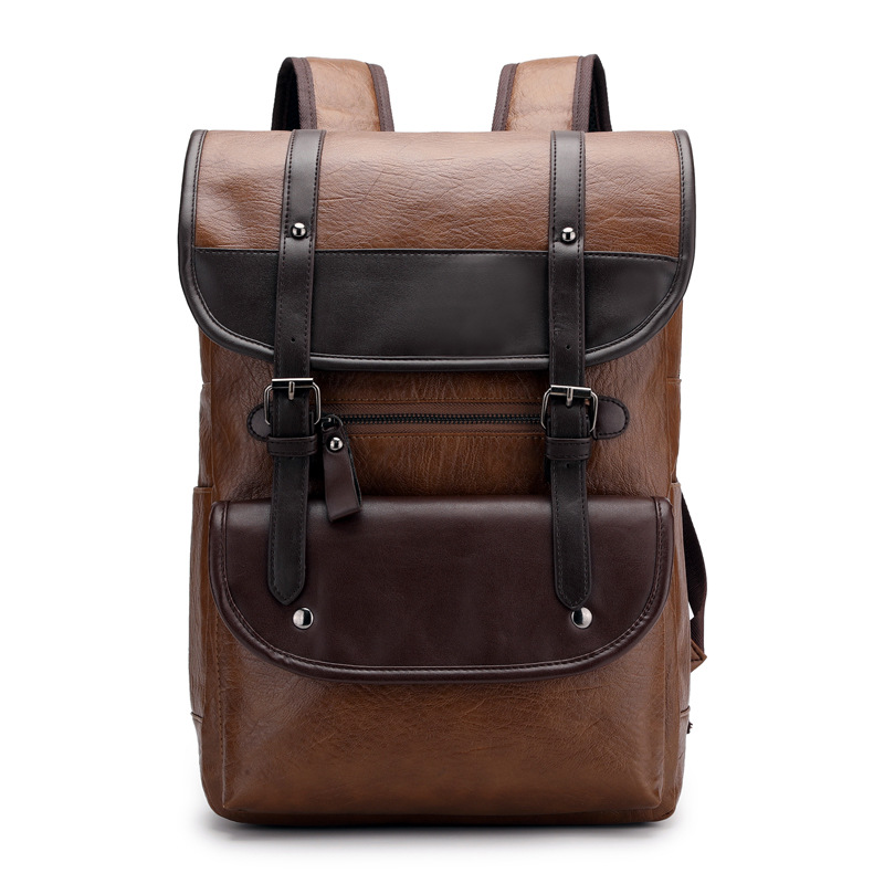 Vintage Leather Laptop Backpac - Business Backpack Brief recensie en prijs